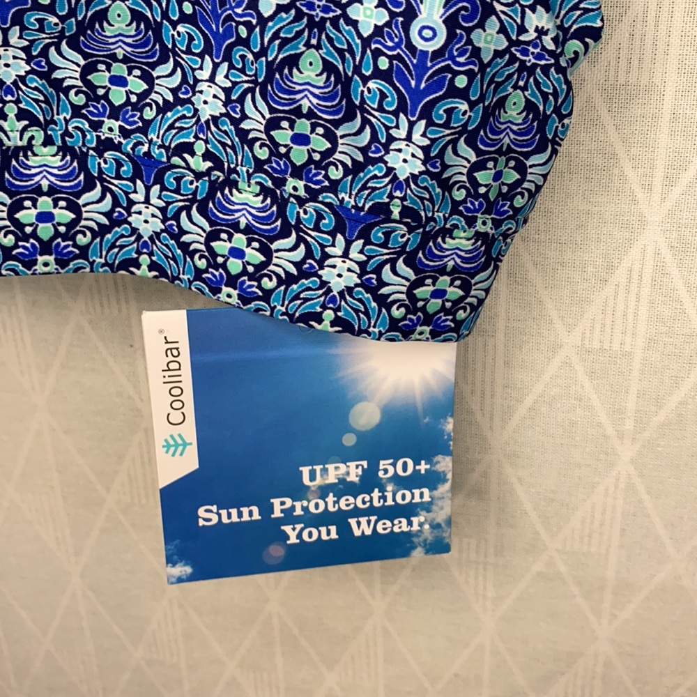 Coolibar Reversible Swim Bra - Picture 4 of 10